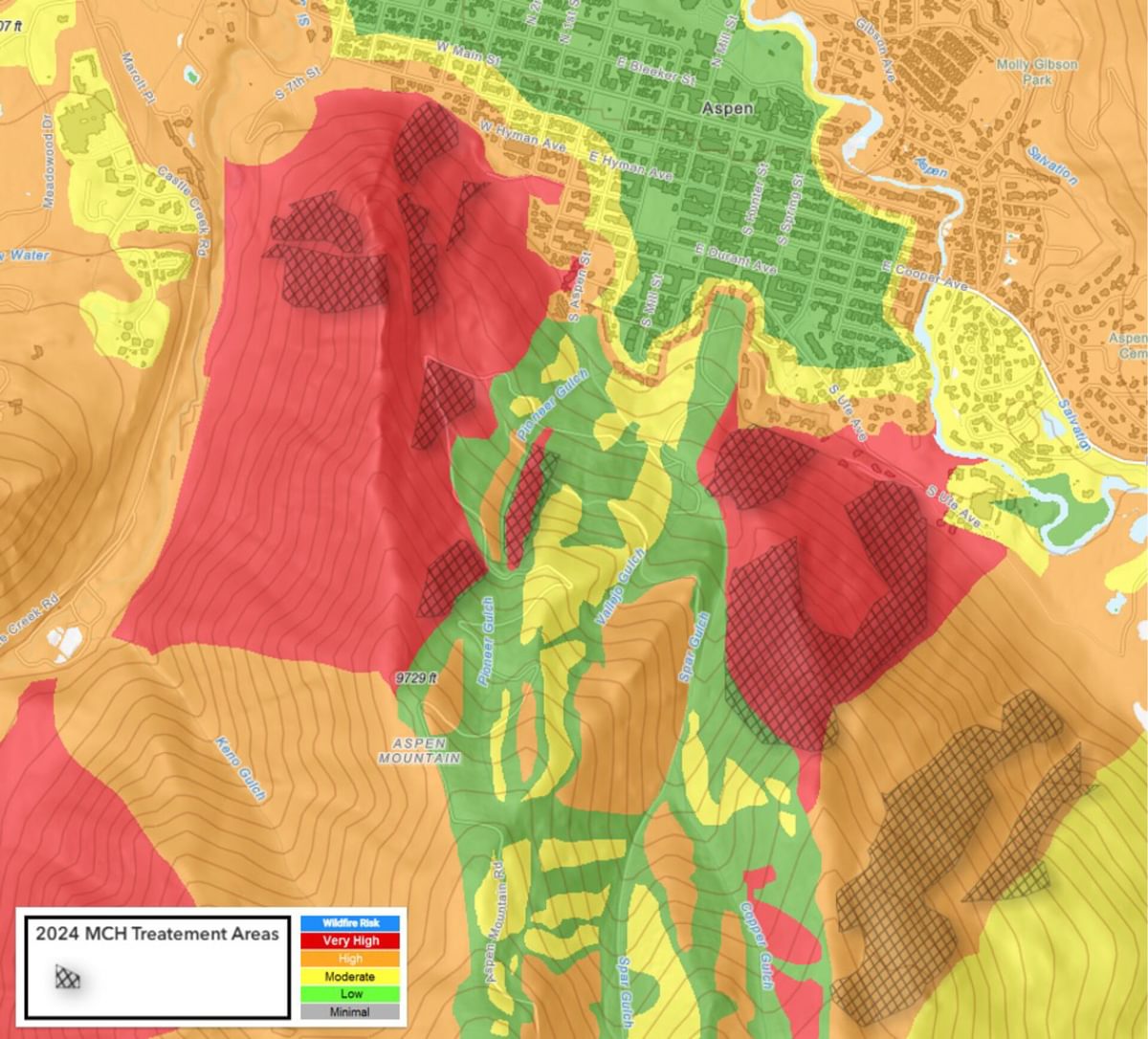 MCH Treatment Areas w Fire Overlay